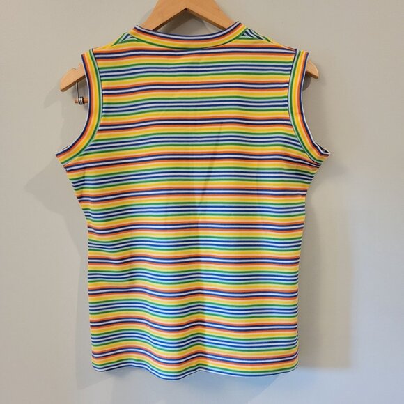 VTG 70s Kmart Womens Mod Knit Tank Top, Large - Picture 2 of 9